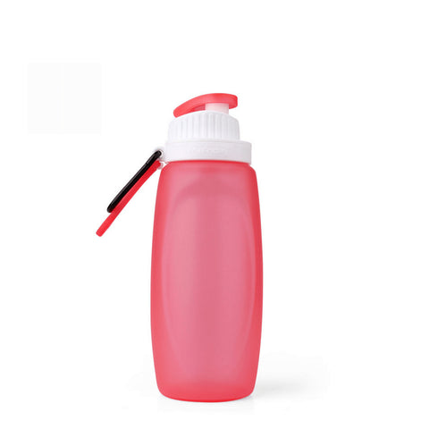 AussieSuperStore Homeware Supplies Hydra-flex Portable Collapsible Silicone Flexible Sports Drink Bottle Red CBSILIFOLDBOTLERED